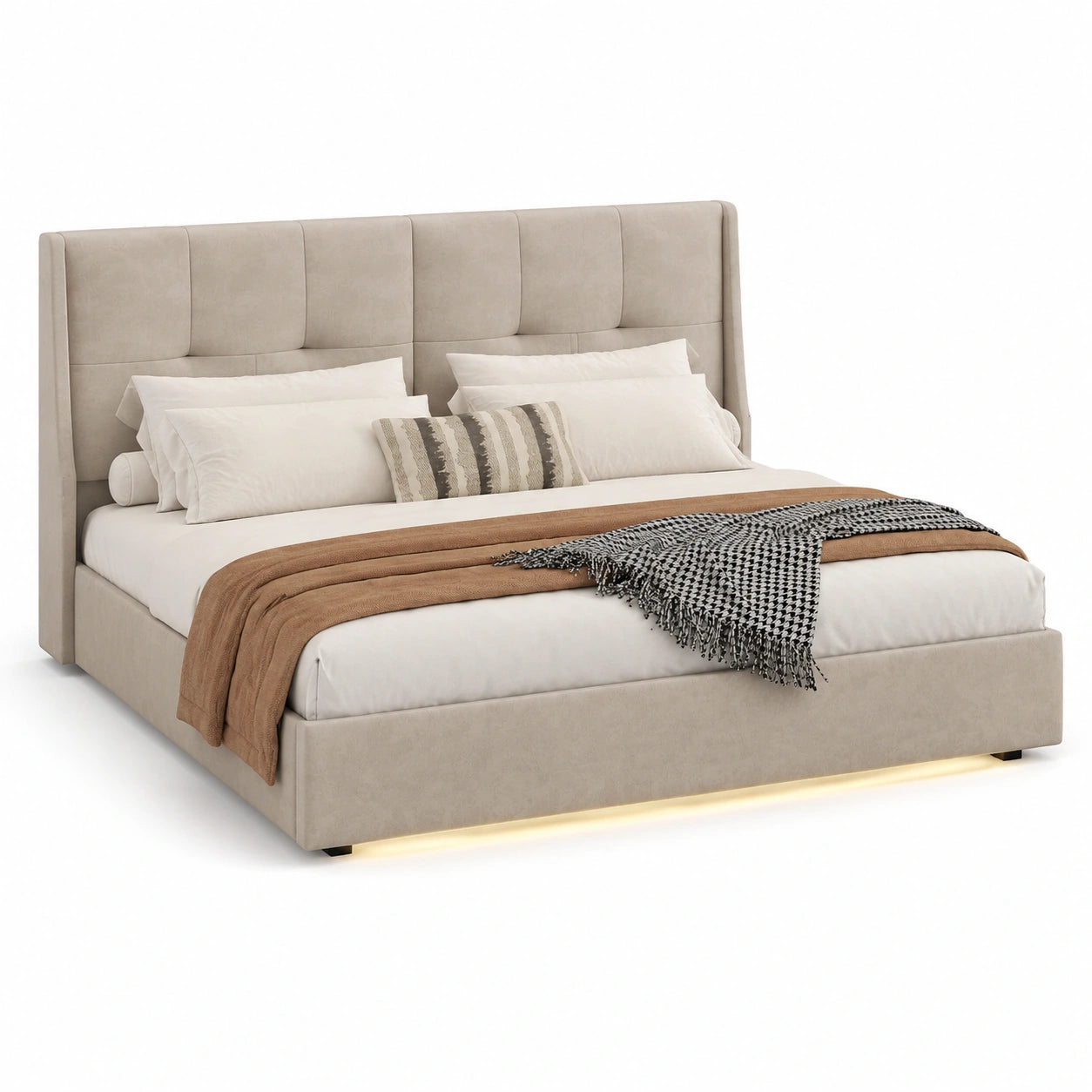 lit-double-avec-rangement-et-eclairage-led-reglable-pour-adultes-et-adolescents-beige-hqqvct7464xi