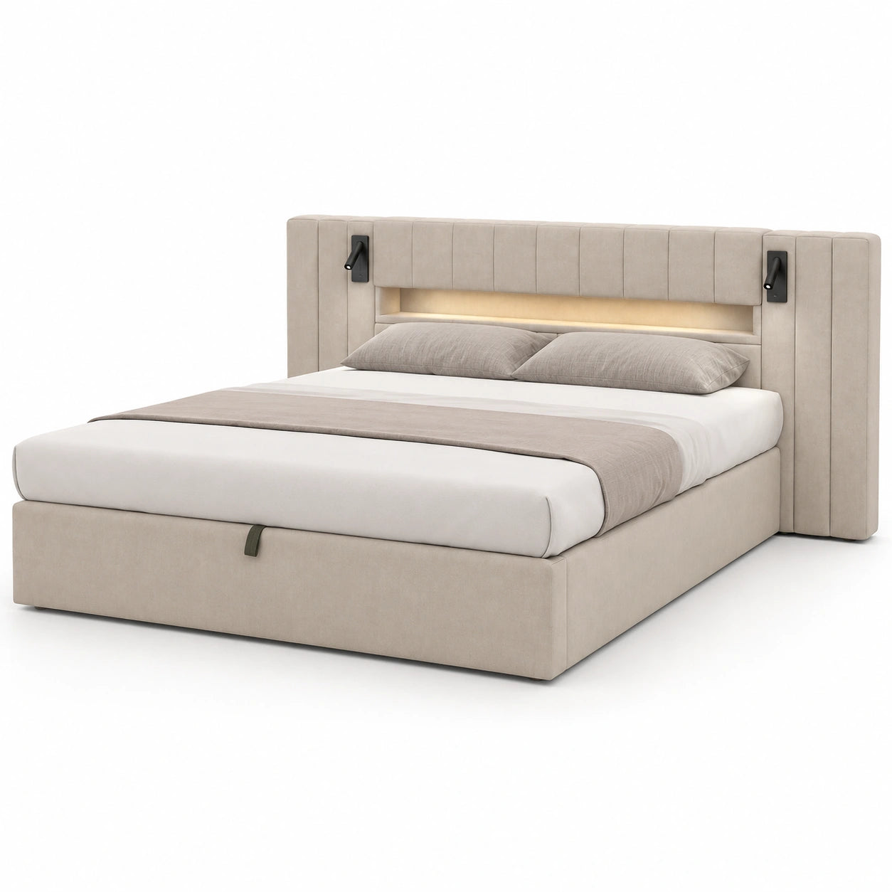 lit-double-avec-rangement-et-eclairage-led-180-x-200-cm-velours-gris-ikltff7526kb