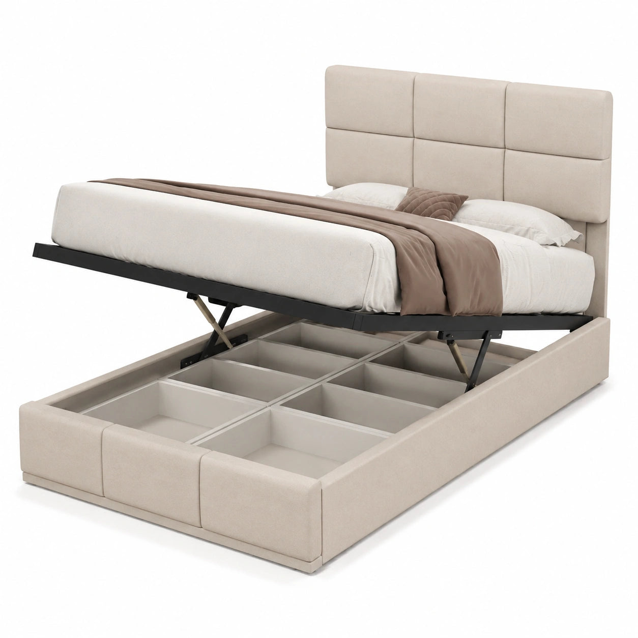 lit-une-place-avec-rangement-et-led-reglables-ports-usbtypec-tete-ajustable-coffre-integre-pour-adolescents-et-adultes-velours-beige-90x200-nddwah7470zt
