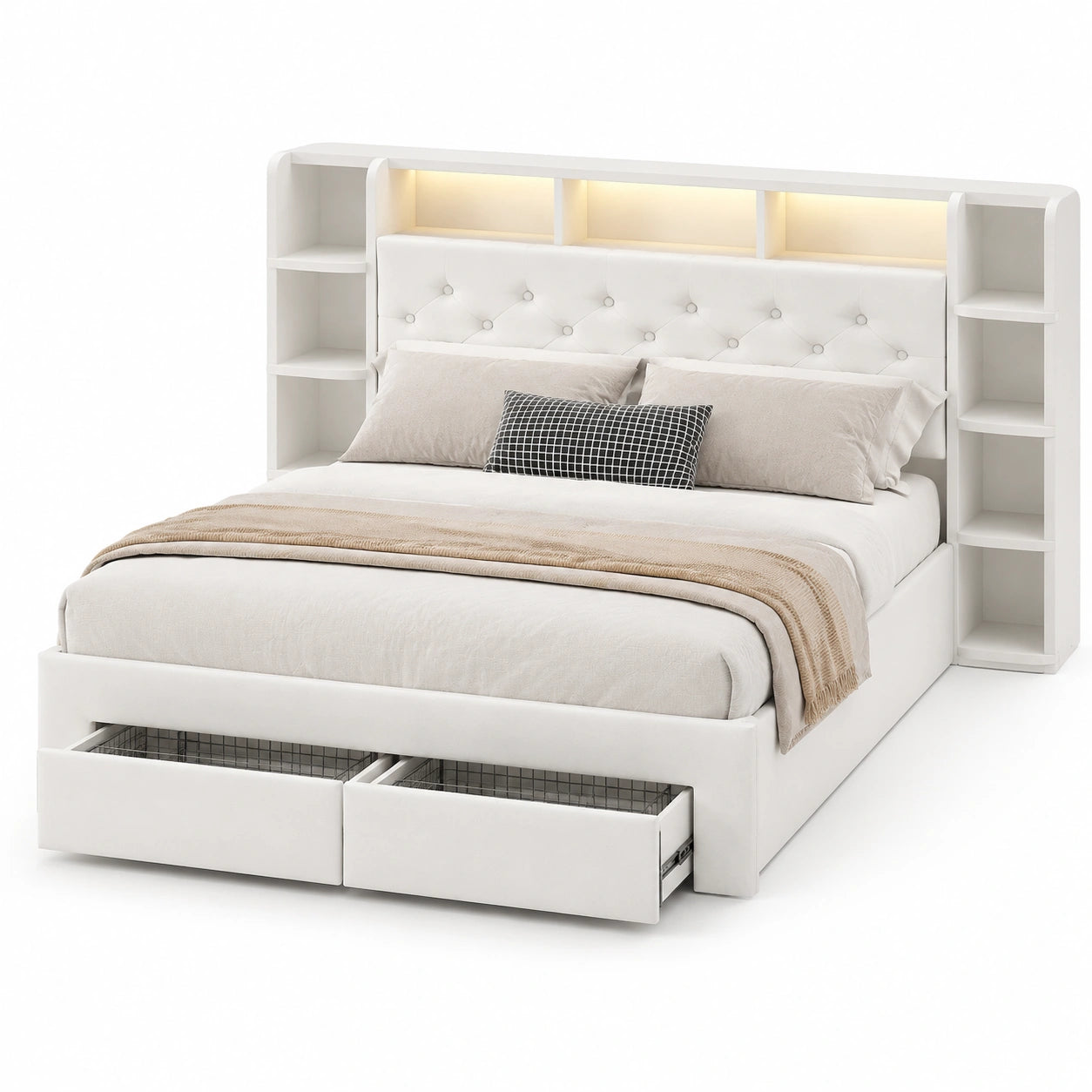 lit-double-160x200-avec-tiroirs-et-eclairage-led-integre-kwyalz7474pl