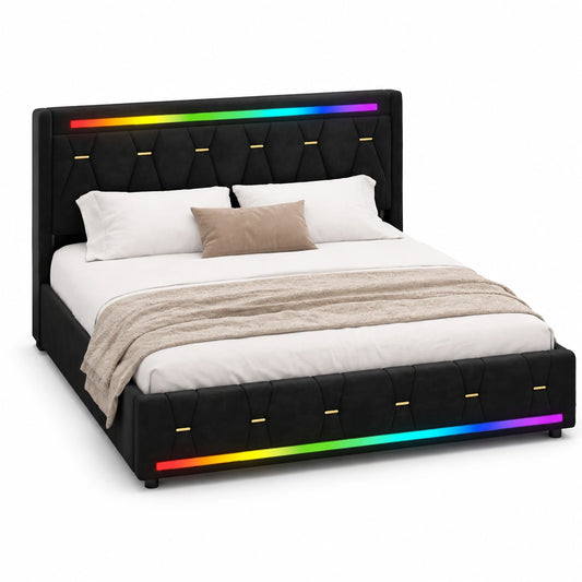 cadre-de-lit-160x200-cm-avec-hautparleurs-bluetooth-et-led-multicolores-jixhdp7548ya
